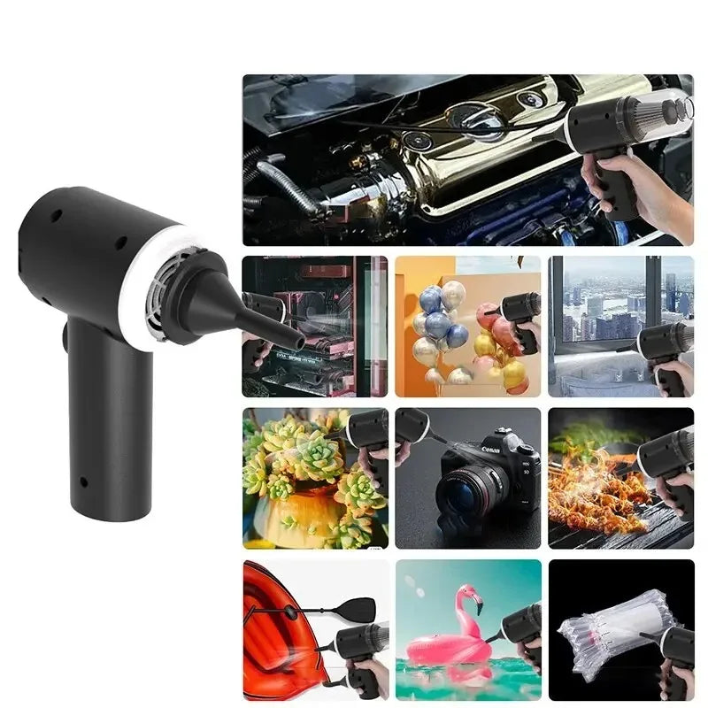 Mini Wet & Dry Car Vacuum Cleaner