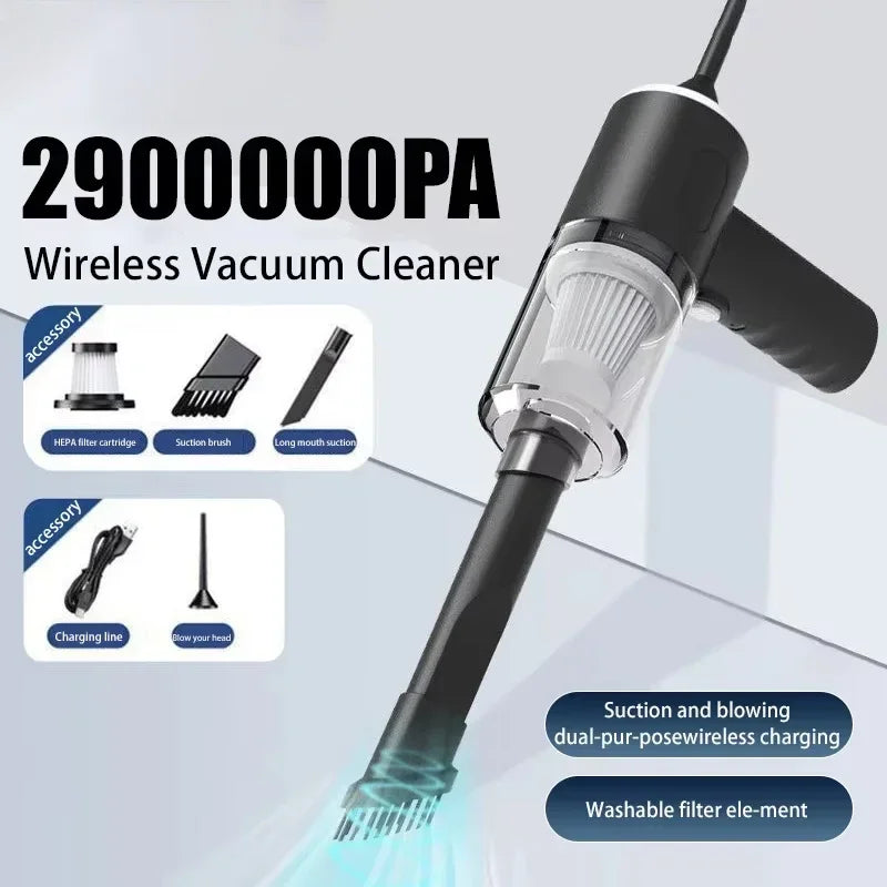 Mini Wet & Dry Car Vacuum Cleaner