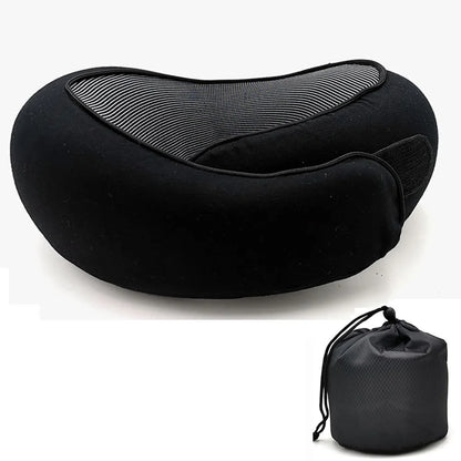 U-Shaped Memory Foam Travel Pillow – Snail Style